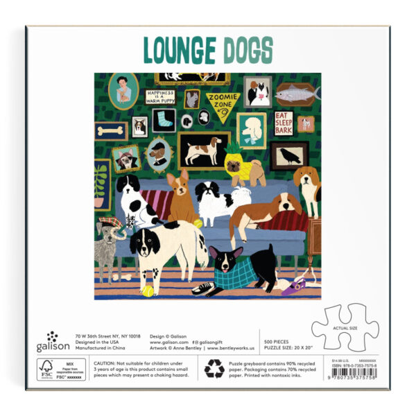 galison-lounge-dogs-puzzel