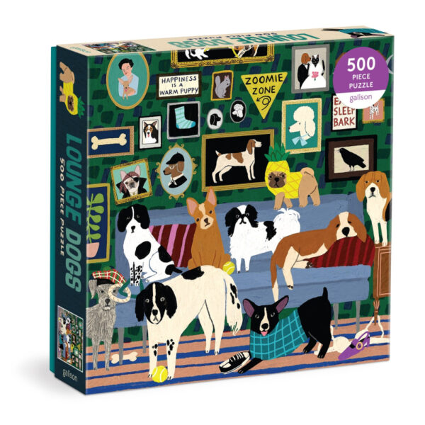 galison-lounge-dogs-puzzel