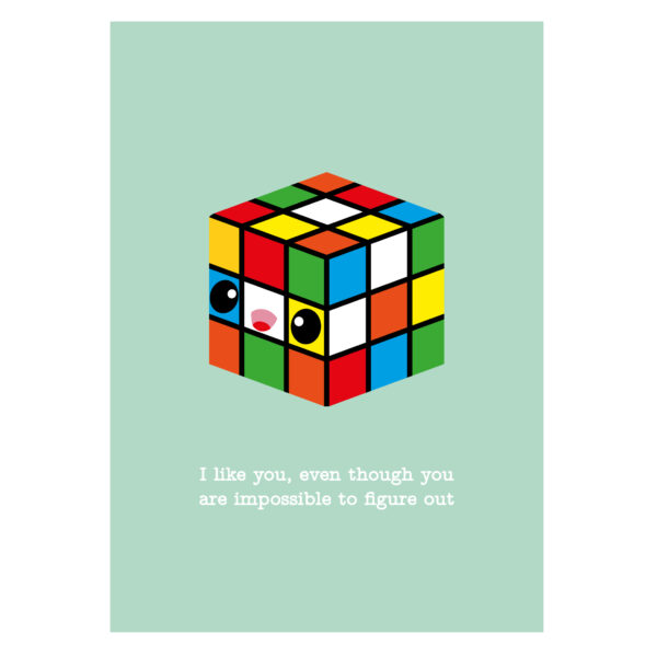 studio-inktvis-rubik's-cube-kaart-i-like-you