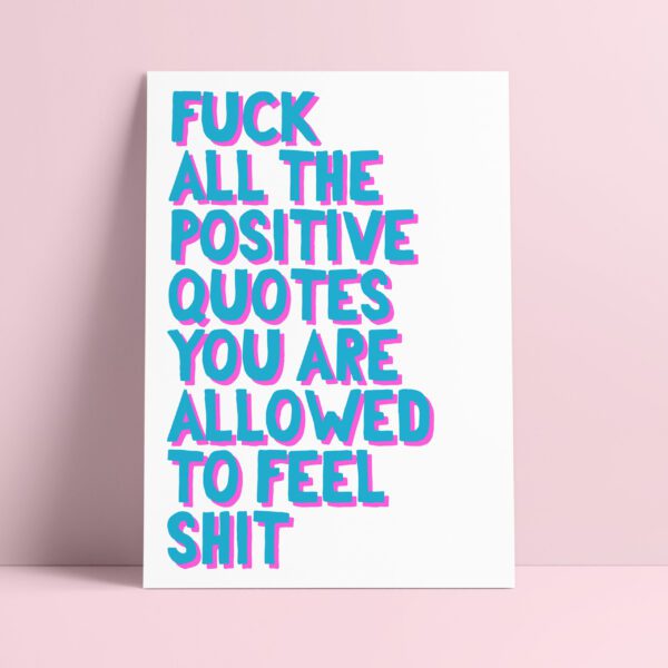 studio inktvis kaart riso print met quote