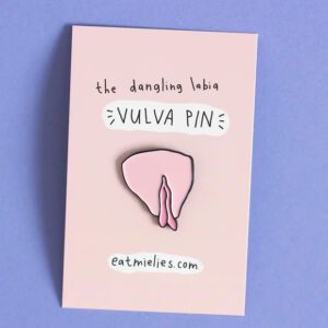 Eat Mielies Pin vulva pink