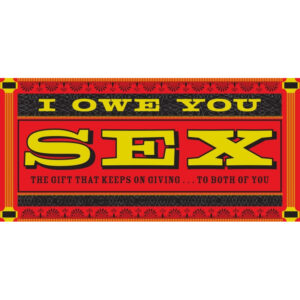 I owe you sex 30 ondeugende kaartjes voor sensuele gunsten