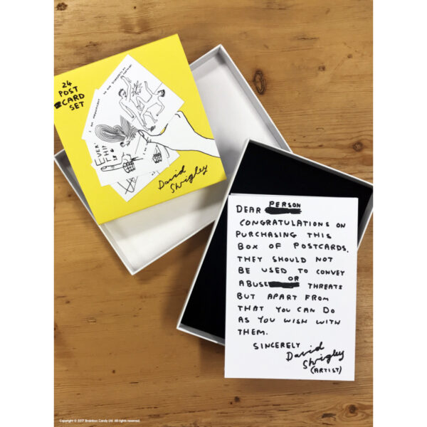 david shrigley postcard set