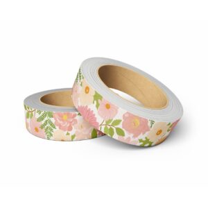 muchable washi tape met zachtroze bloemen