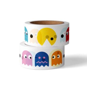 studio inktvis washi tape met pac man figuren